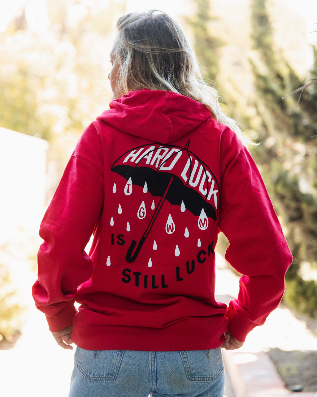 “This is Not LV” Red Hoodie