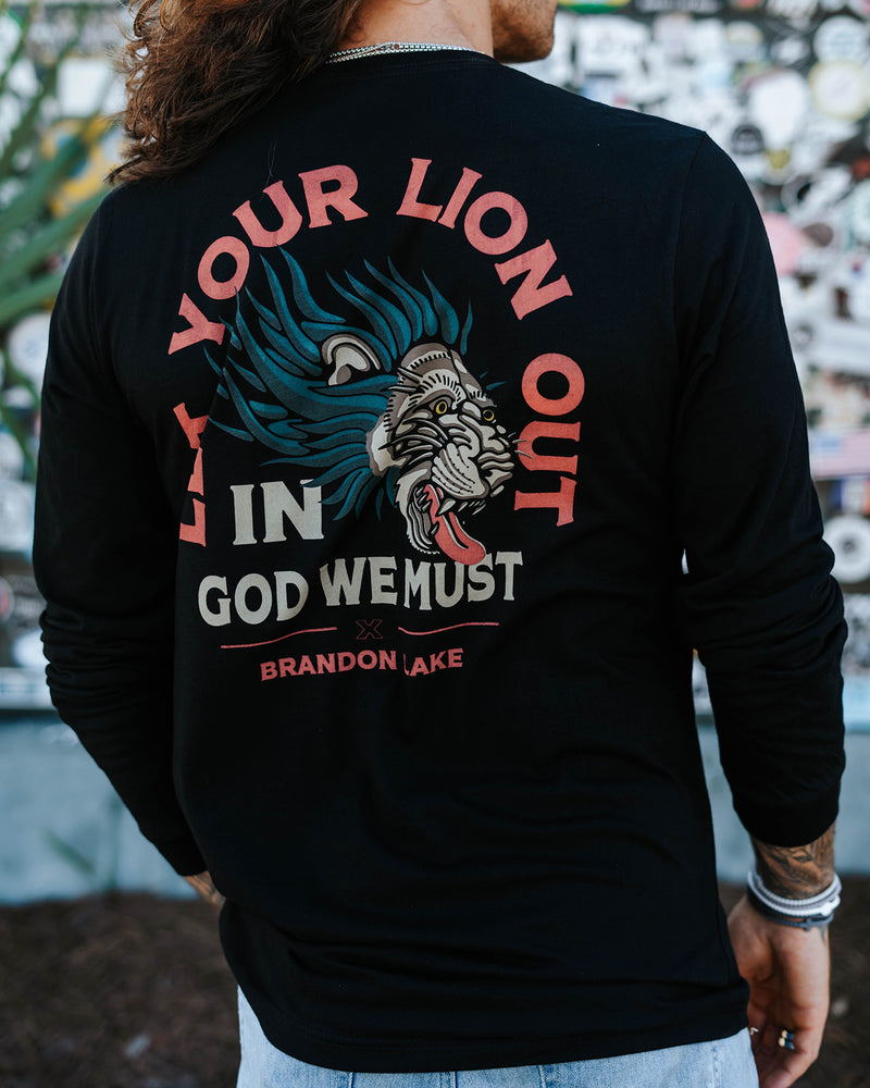 Brandon Lake Let Your Lion Out Long Sleeve – In God We Must